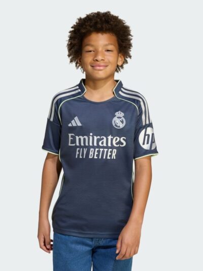 Real Madrid 25/26 Away Jersey – Kids (Blue)
