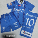 Alhilal footbal kit for Kids Neymar #10