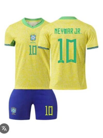Brazil Home Jersey 2024/25 Kids Neymar #10
