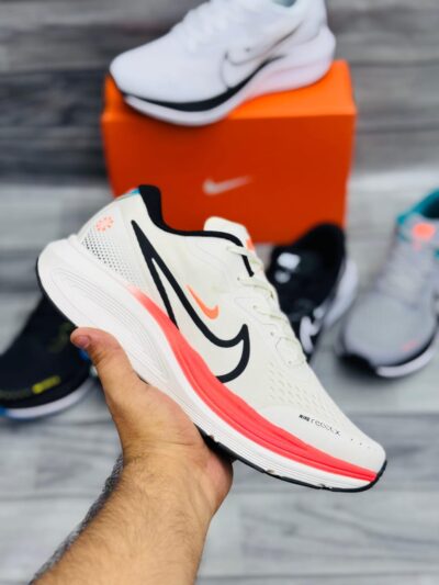 Nike White and Pink Shoes